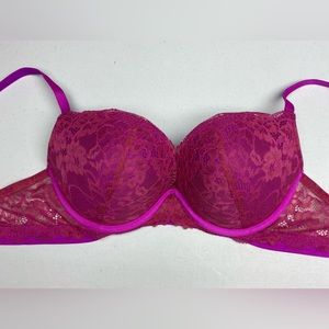 LS  FUCHSIA/WINE Beyond Sexy Push-up, 36C  *P1015